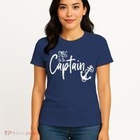 Funny Captain Wife Dibs on the Captain Women's T-Shirt thumb 4