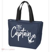Funny Captain Wife Dibs on the Captain Tote Bag thumb 3