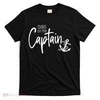 Funny Captain Wife Dibs On The Captain Tank Top T-Shirt thumb 0