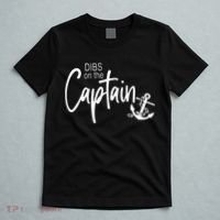 Funny Captain Wife Dibs On The Captain Tank Top T-Shirt thumb 5