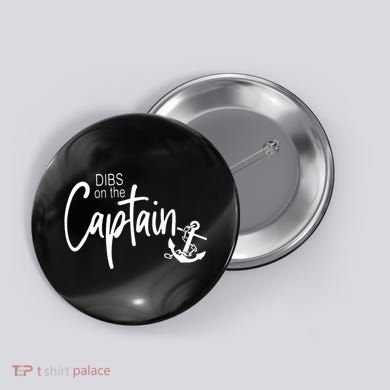 Funny Captain Wife Dibs On The Captain Tank Top Button