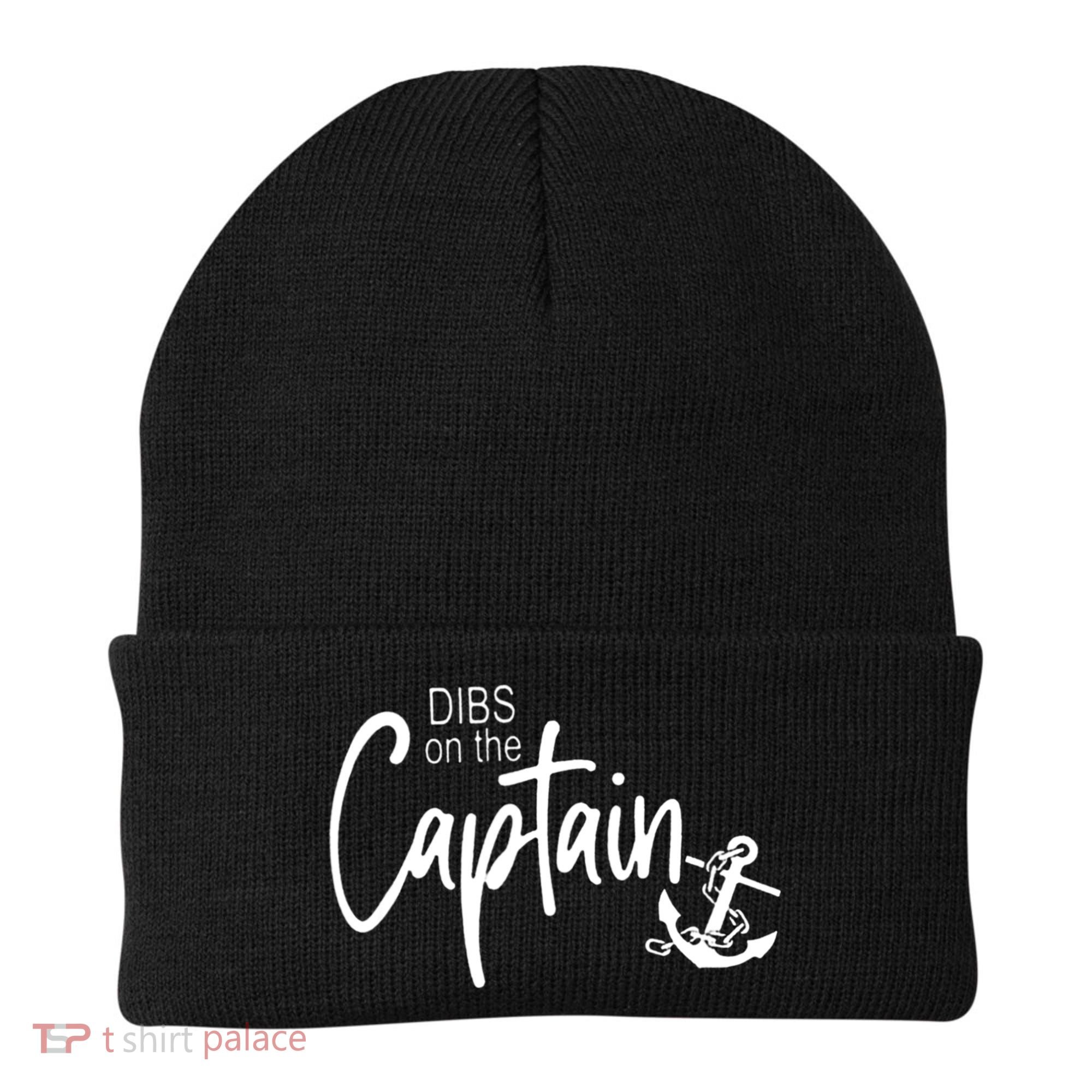 Funny Captain Wife Dibs On The Captain Tank Top Beanie