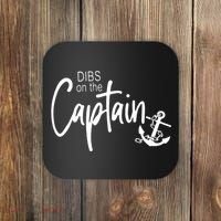 Funny Captain Wife Dibs On The Captain Tank Top Coaster thumb 0