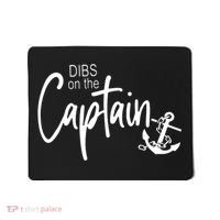 Funny Captain Wife Dibs On The Captain Tank Top Mousepad thumb 0