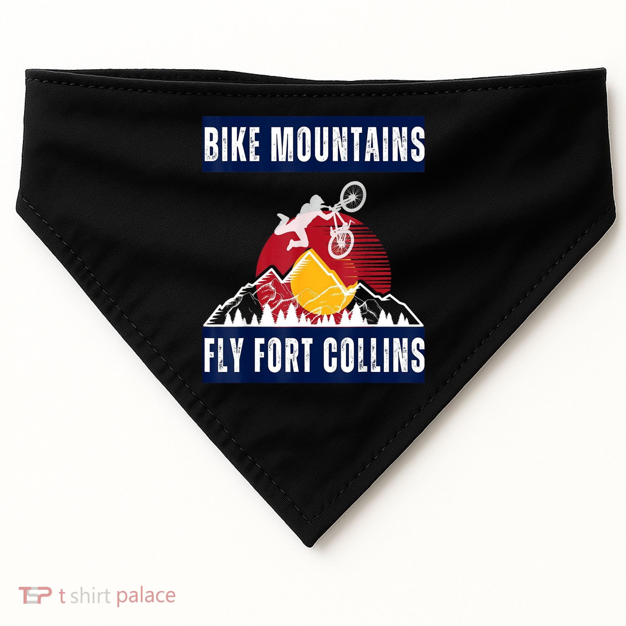 Fort Collins: Where Bikers And Mountain Meet USA-Made Doggie Bandana