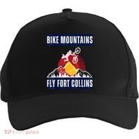 Fort Collins: Where Bikers And Mountain Meet Five-Panel Snapback Cap thumb 0