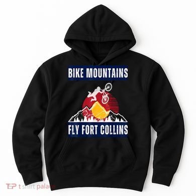 Fort Collins: Where Bikers And Mountain Meet Hoodie