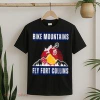 Fort Collins: Where Bikers And Mountain Meet T-Shirt thumb 2