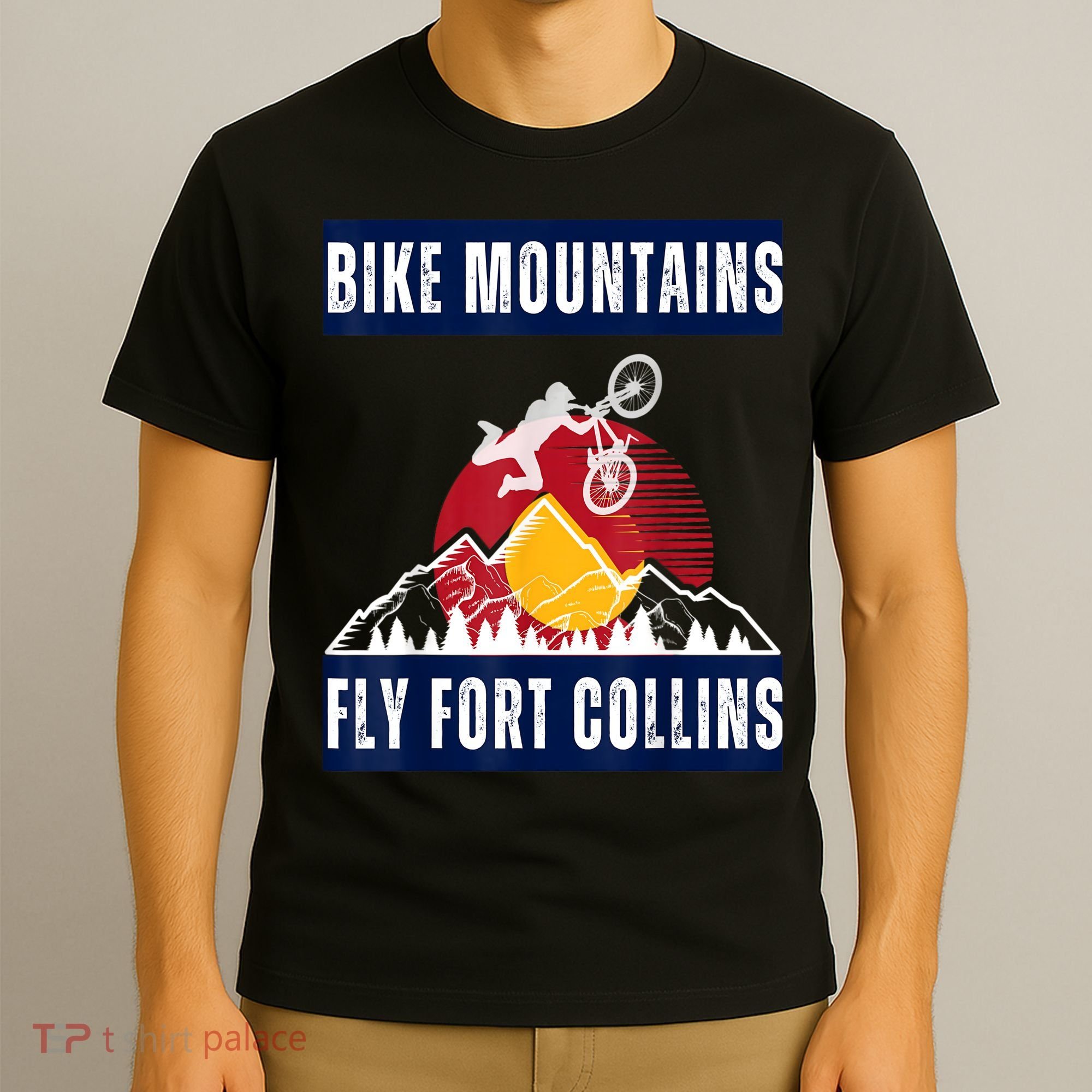 Fort Collins: Where Bikers And Mountain Meet T-Shirt
