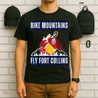 Fort Collins: Where Bikers And Mountain Meet T-Shirt thumb 6
