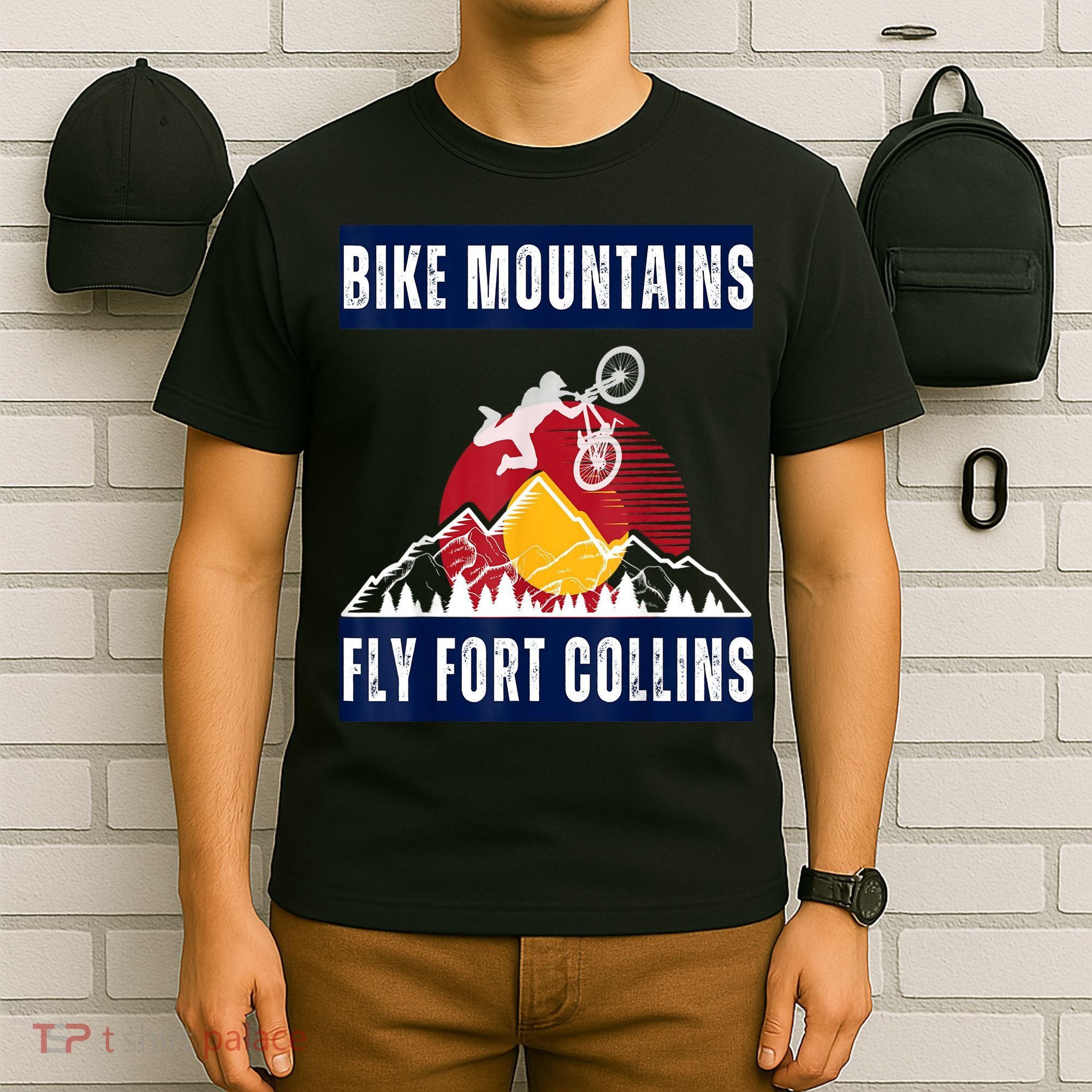 Fort Collins: Where Bikers And Mountain Meet T-Shirt