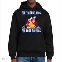 Fort Collins: Where Bikers And Mountain Meet District V.I.T. Heavyweight Hoodie thumb 0
