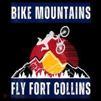 Fort Collins: Where Bikers And Mountain Meet Women's Hoodie thumb 2