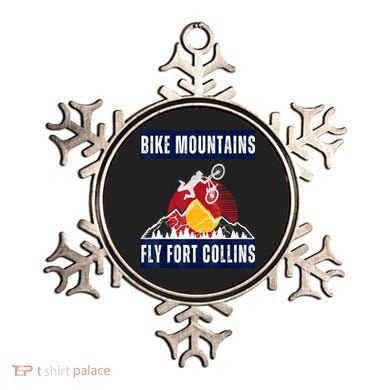 Fort Collins: Where Bikers And Mountain Meet Ornament