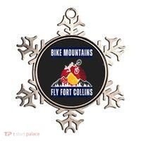 Fort Collins: Where Bikers And Mountain Meet Ornament thumb 0