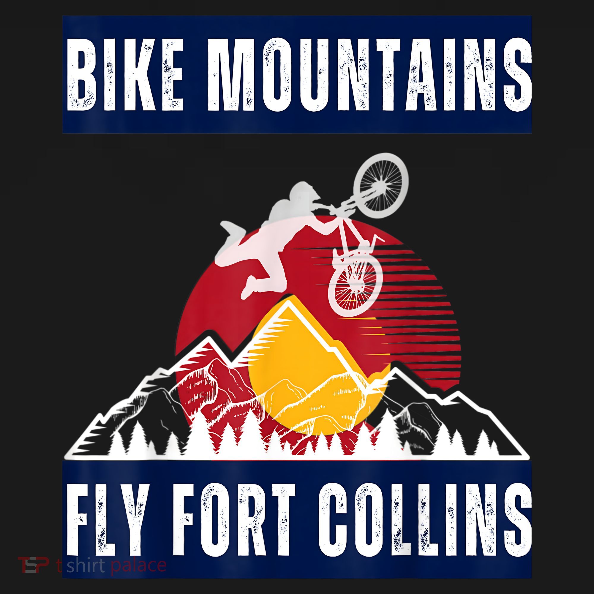 Fort Collins: Where Bikers And Mountain Meet Ornament