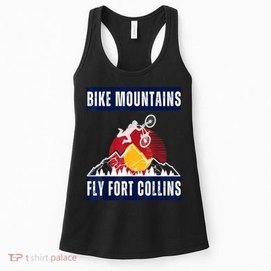 Fort Collins: Where Bikers And Mountain Meet Women's Tank Top