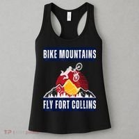 Fort Collins: Where Bikers And Mountain Meet Women's Tank Top thumb 3
