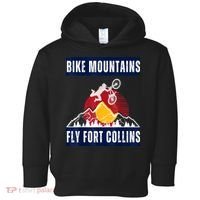 Fort Collins: Where Bikers And Mountain Meet Toddler Hoodie thumb 0