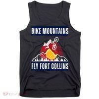 Fort Collins: Where Bikers And Mountain Meet Tank Top thumb 0