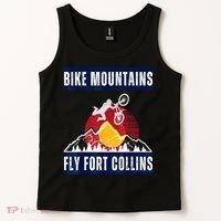 Fort Collins: Where Bikers And Mountain Meet Tank Top thumb 2