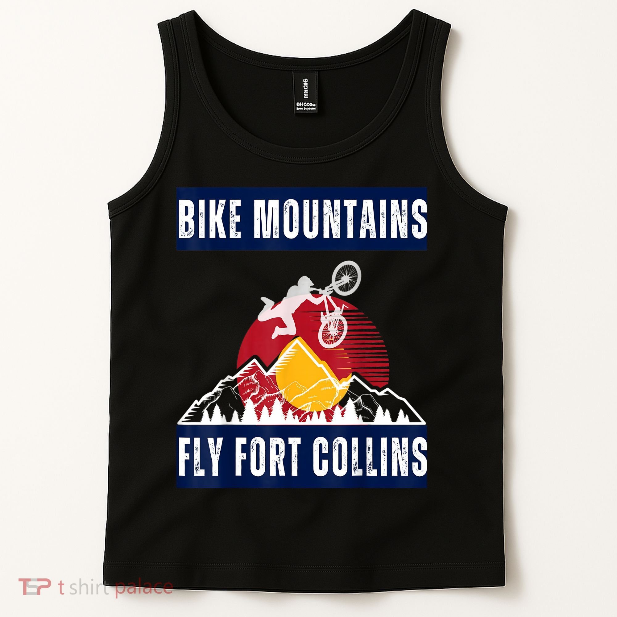 Fort Collins: Where Bikers And Mountain Meet Tank Top