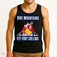 Fort Collins: Where Bikers And Mountain Meet Tank Top thumb 3