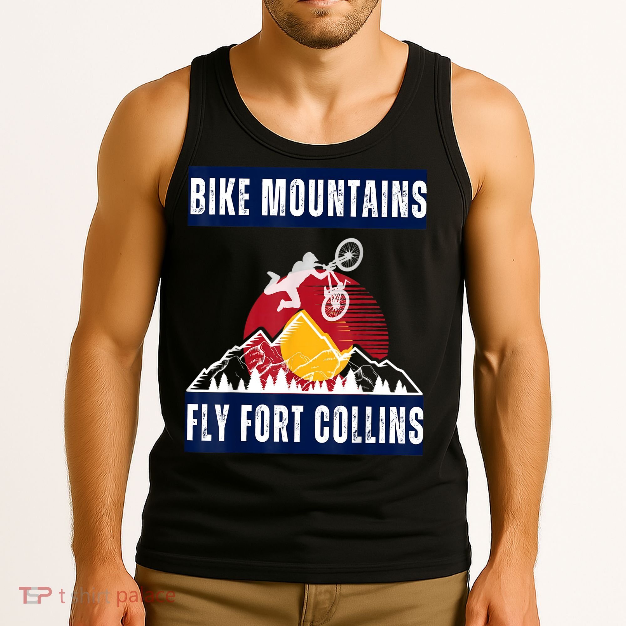 Fort Collins: Where Bikers And Mountain Meet Tank Top