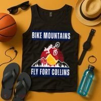 Fort Collins: Where Bikers And Mountain Meet Tank Top thumb 4