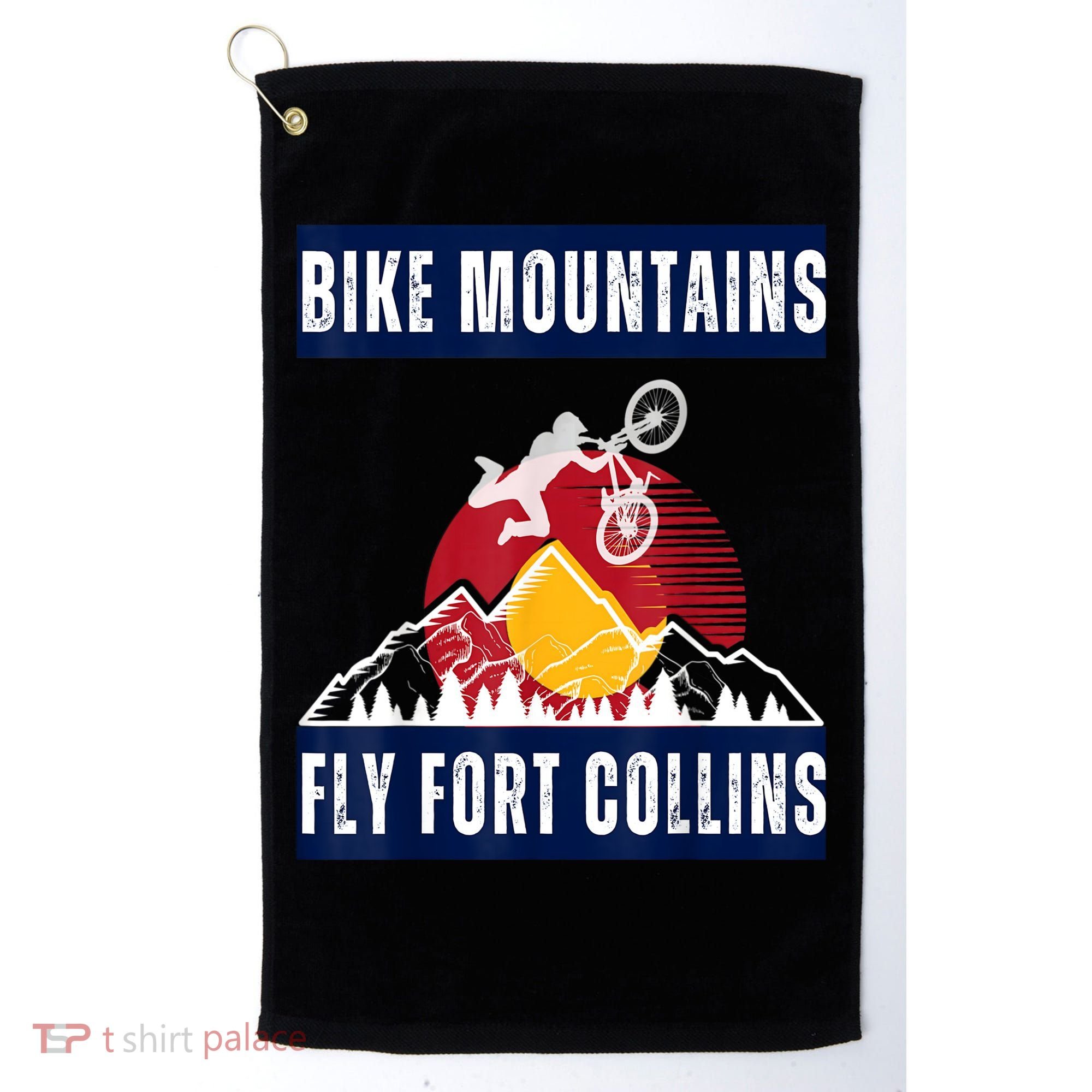 Fort Collins: Where Bikers And Mountain Meet Golf Towel