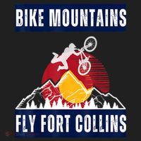 Fort Collins: Where Bikers And Mountain Meet Golf Towel thumb 3