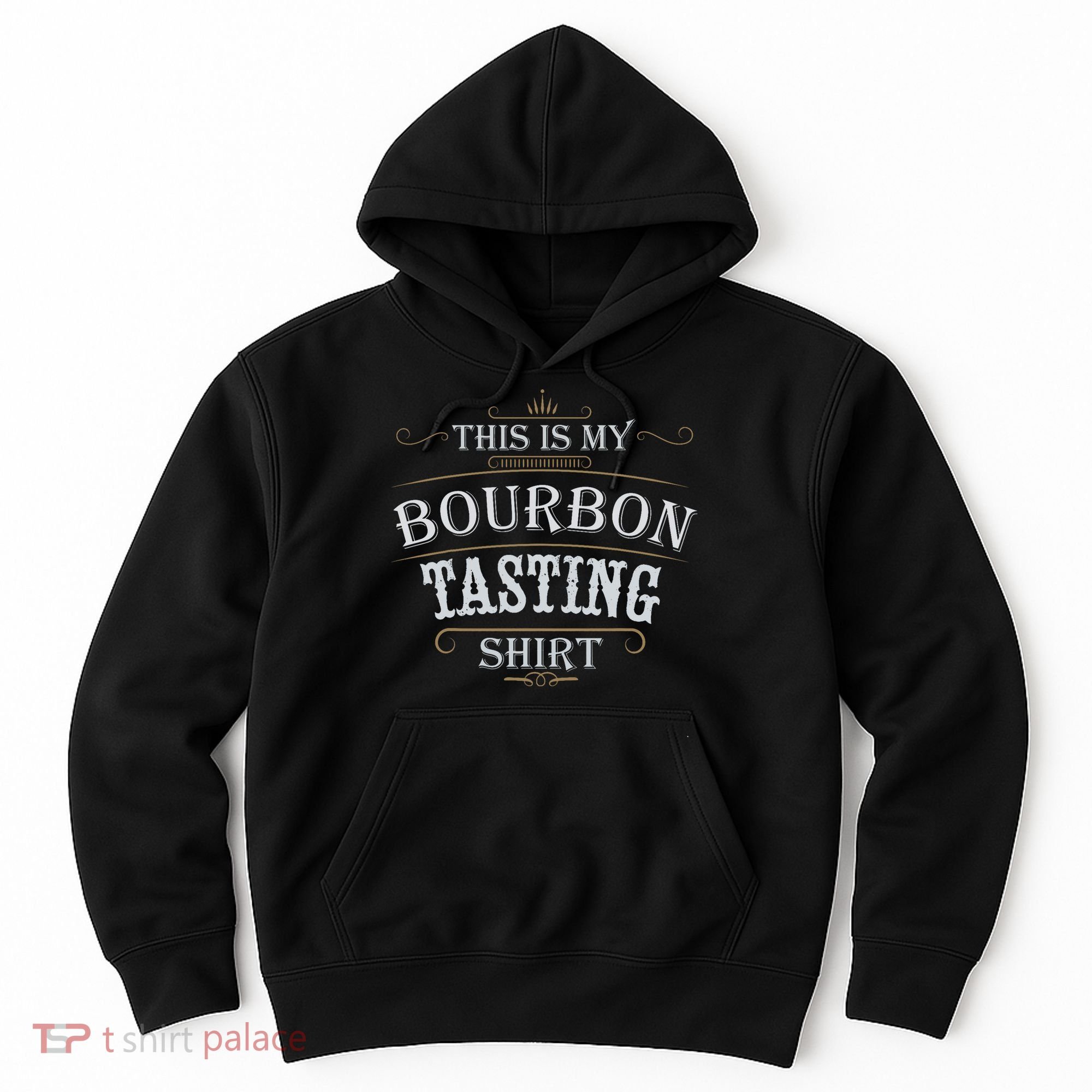 Funny Christmas Whiskey Drinking This Is My Bourbon Tasting Hoodie