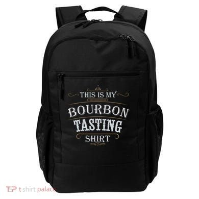 Funny Christmas Whiskey Drinking This Is My Bourbon Tasting Backpack