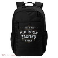 Funny Christmas Whiskey Drinking This Is My Bourbon Tasting Backpack thumb 0
