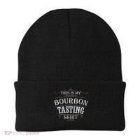 Funny Christmas Whiskey Drinking This Is My Bourbon Tasting Beanie thumb 0