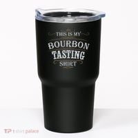 Funny Christmas Whiskey Drinking This Is My Bourbon Tasting Tumbler thumb 0