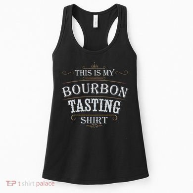 Funny Christmas Whiskey Drinking This Is My Bourbon Tasting Women's Tank Top