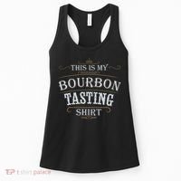 Funny Christmas Whiskey Drinking This Is My Bourbon Tasting Women's Tank Top thumb 0