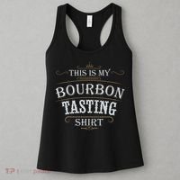 Funny Christmas Whiskey Drinking This Is My Bourbon Tasting Women's Tank Top thumb 3