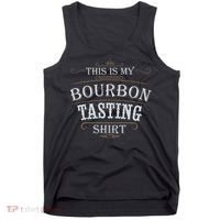 Funny Christmas Whiskey Drinking This Is My Bourbon Tasting Tank Top thumb 0
