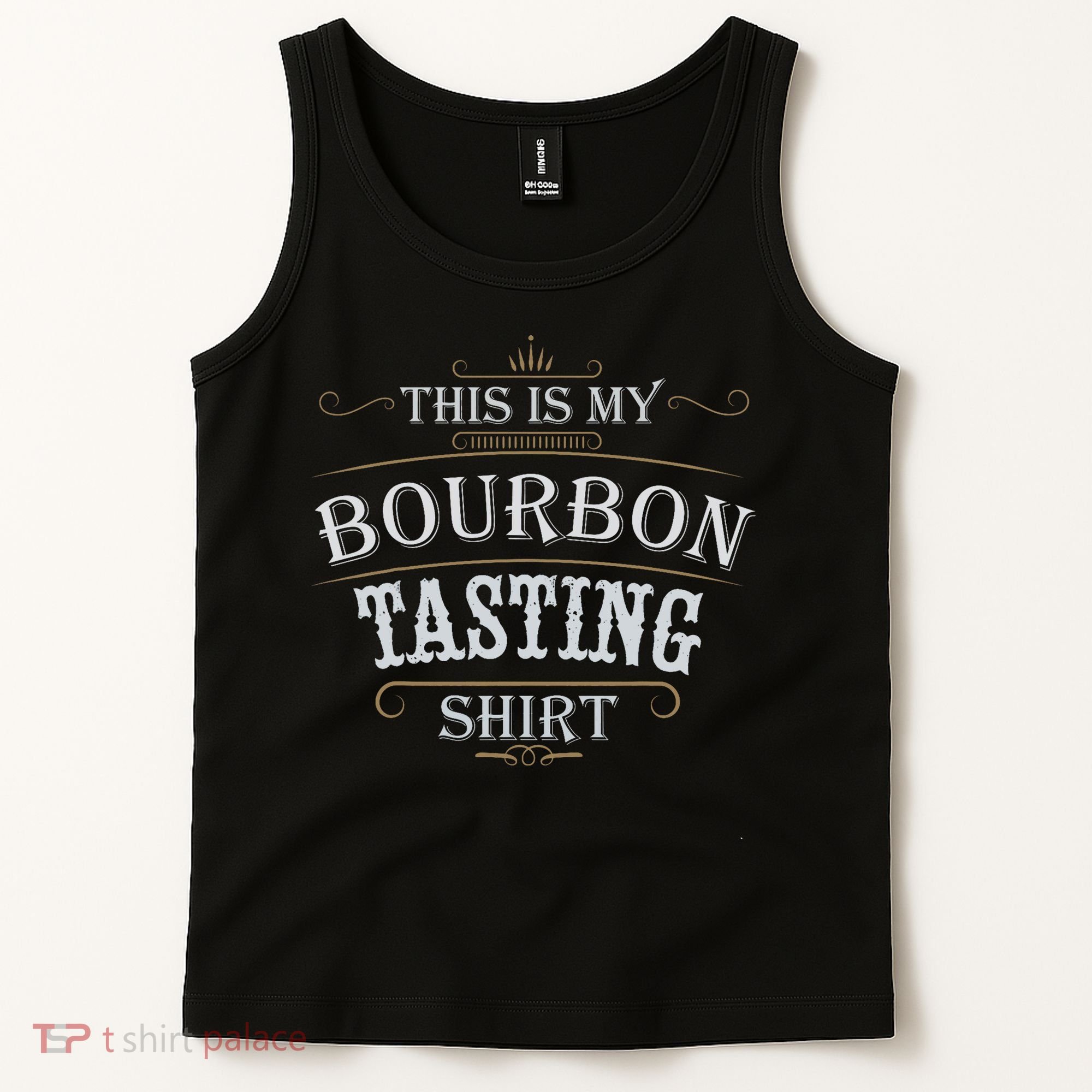 Funny Christmas Whiskey Drinking This Is My Bourbon Tasting Tank Top
