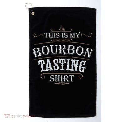 Funny Christmas Whiskey Drinking This Is My Bourbon Tasting Golf Towel