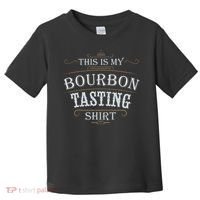 Funny Christmas Whiskey Drinking This Is My Bourbon Tasting Toddler T-Shirt thumb 0