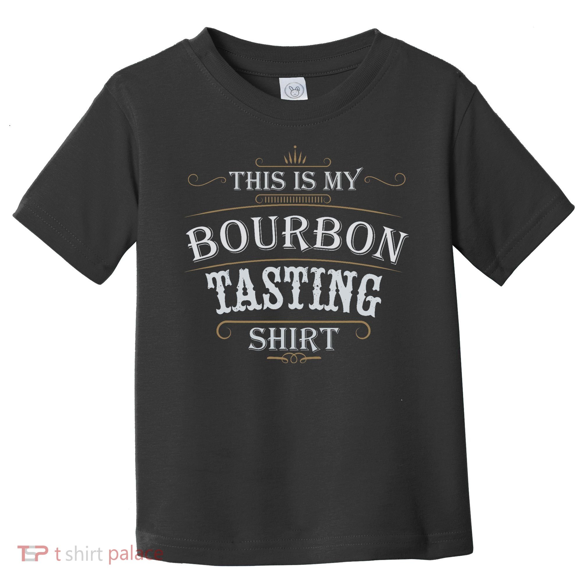 Funny Christmas Whiskey Drinking This Is My Bourbon Tasting Toddler T-Shirt