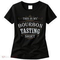 Funny Christmas Whiskey Drinking This Is My Bourbon Tasting Women's T-Shirt thumb 0