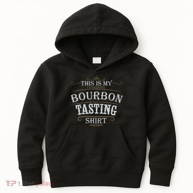 Funny Christmas Whiskey Drinking This Is My Bourbon Tasting Kids Hoodie