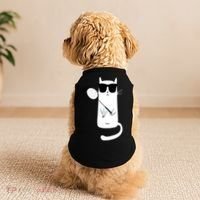 Funny Cat Wearing Sunglasses Playing Badminton Gift Doggie Tank thumb 2