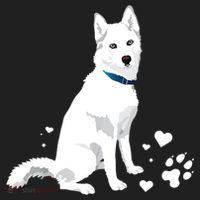Funny Cute White Siberian Husky Gift Sweet White Snow Dog Gift Women's Sweatshirt thumb 2