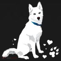 Funny Cute White Siberian Husky Gift Sweet White Snow Dog Gift Women's Hoodie thumb 2