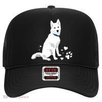 Funny Cute White Siberian Husky Gift Sweet White Snow Dog Gift Hat thumb 0